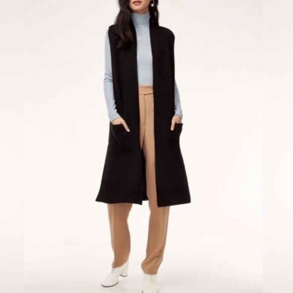 Wilfred Jackets & Blazers - Aritzia Wilfred Dunkirk Longline Minimalist Contemporary Sweater Vest XS